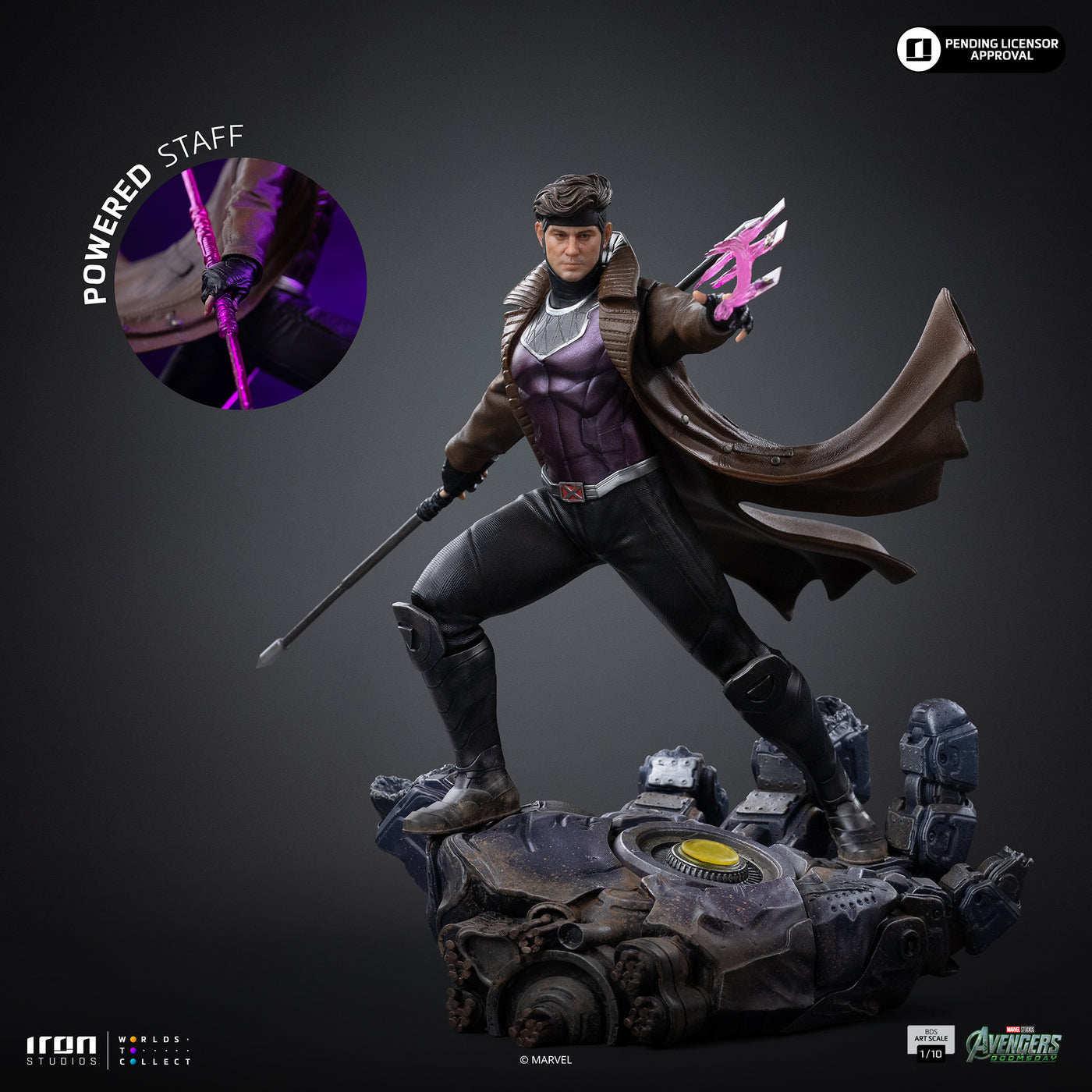 Statue Gambit Avengers: Doomsday - BDS Art Scale 1/10 | Marvel