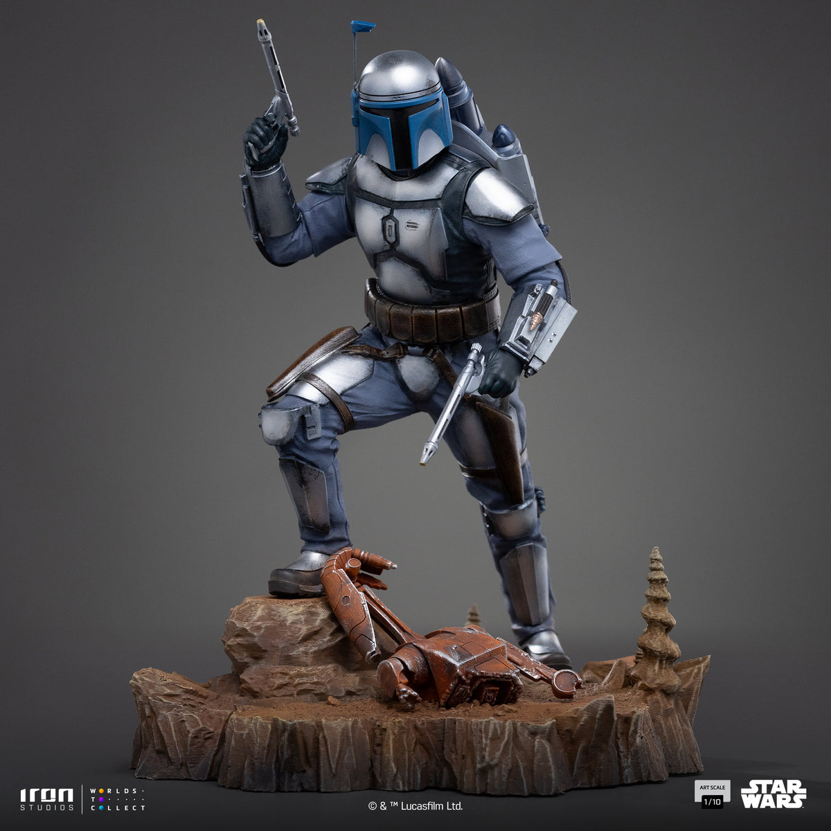 Statue Jango Fett Star Wars - Art Scale 1/10, Star Wars
