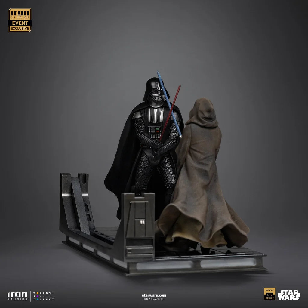 Statue Dark Vador vs Obi-Wan Kenobi Deluxe Art Scale 1/10, Star Wars - vue 3