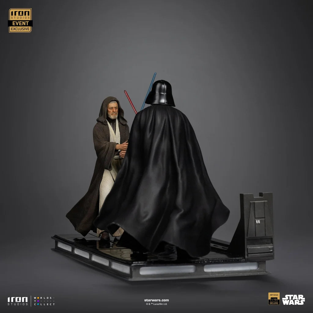 Statue Dark Vador vs Obi-Wan Kenobi Deluxe Art Scale 1/10, Star Wars - vue 4