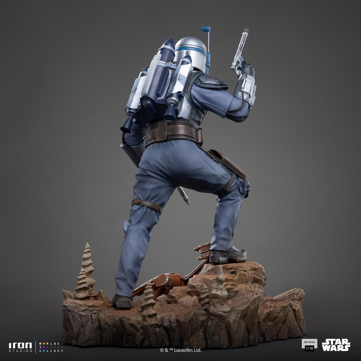 Statue Jango Fett Star Wars - Art Scale 1/10, Star Wars - vue 3