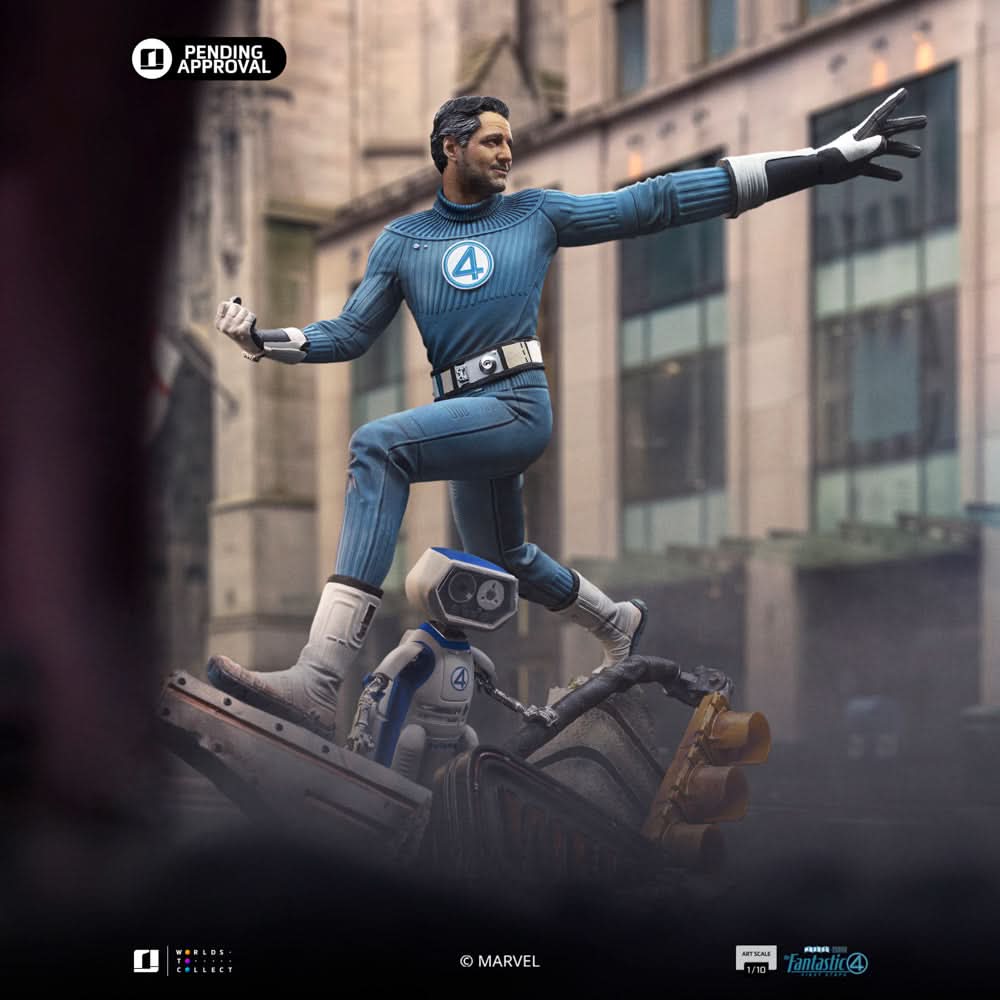 Statue Mr. Fantastic & H.E.R.B.I.E. Art Scale 1/10, Marvel vue 6