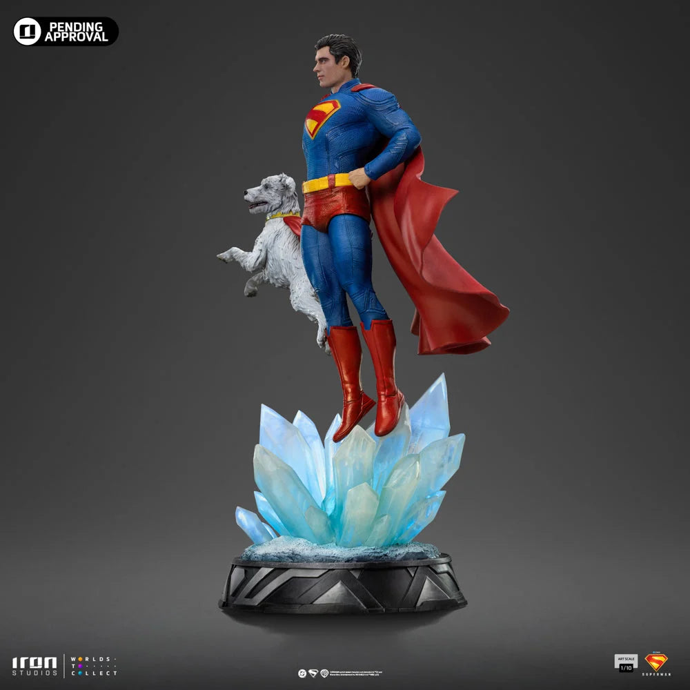 Statue Superman & Krypto Art Scale 1/10, DC Comics - vue 2