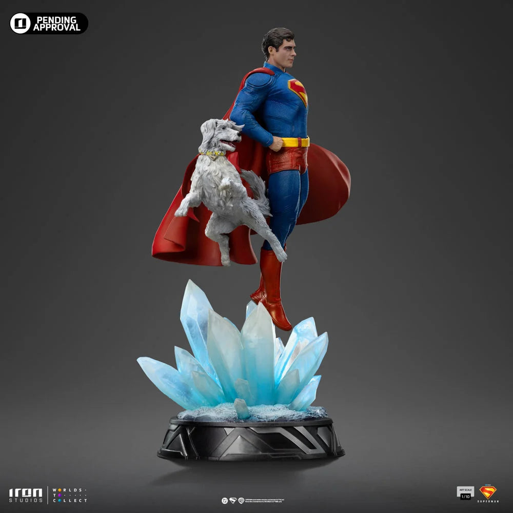 Statue Superman & Krypto Art Scale 1/10, DC Comics - vue 3