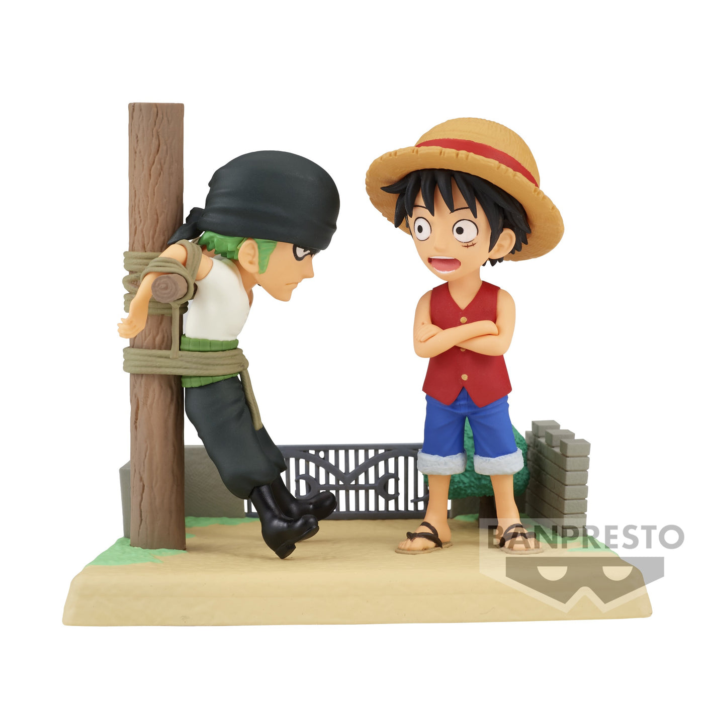 Figurine Luffy & Zoro WCF Log Stories | One Piece