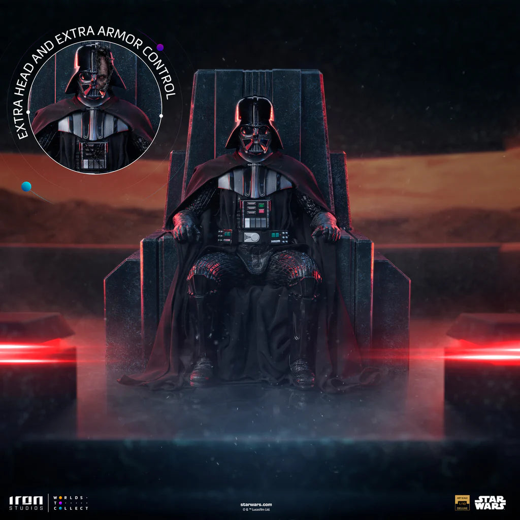 Statue Dark Vador on Throne Deluxe Star Wars: Obi-Wan Kenobi Series - Art Scale 1/10 | Star Wars