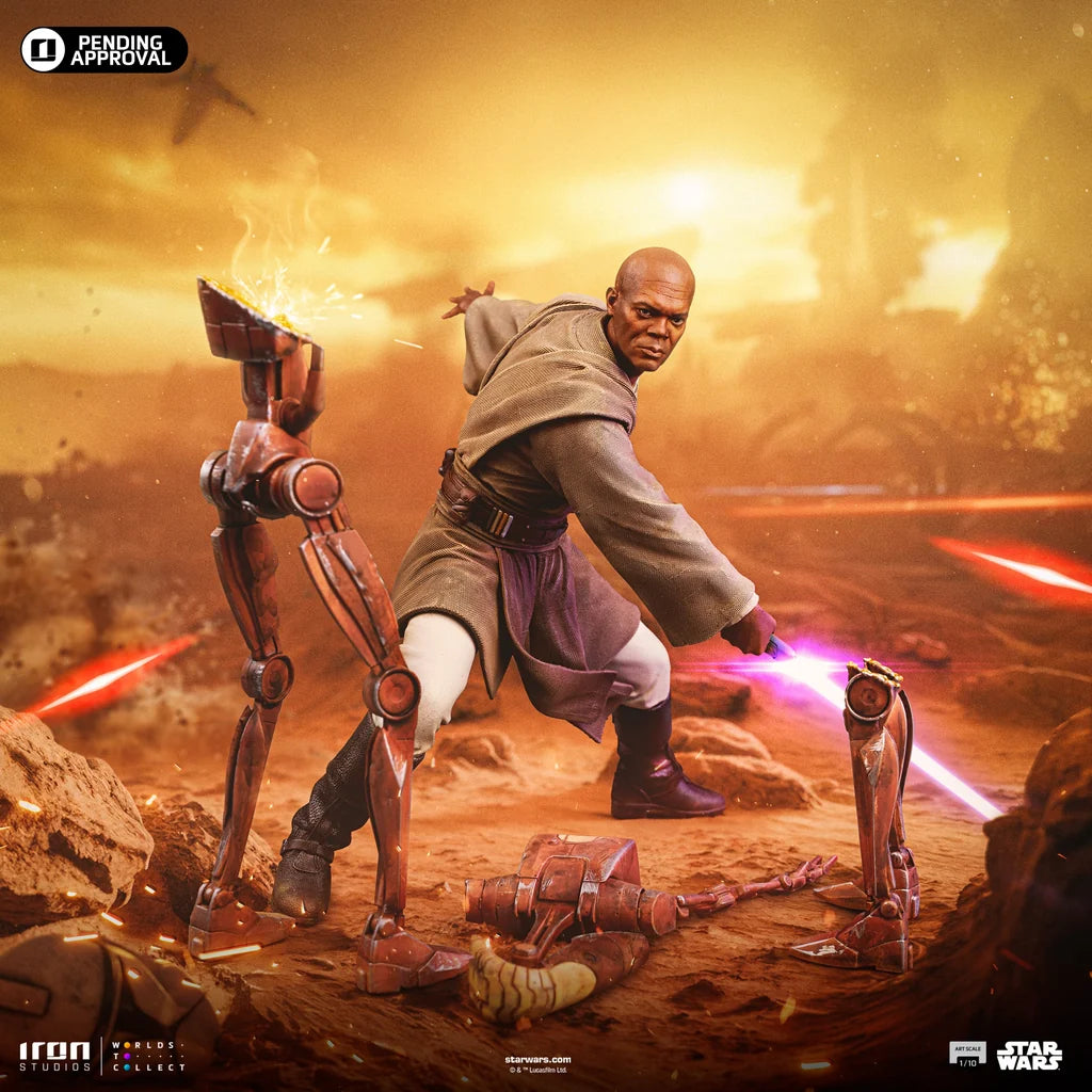 Statue Mace Windu Art Scale 1/10, Star Wars - vue 12