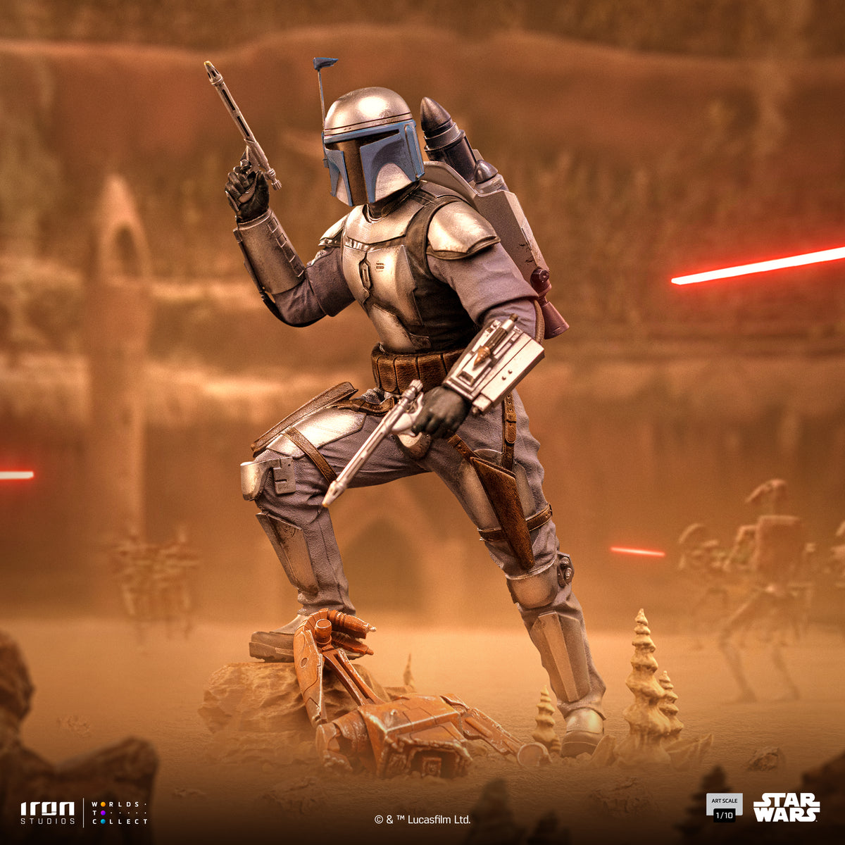 Statue Jango Fett Star Wars - Art Scale 1/10, Star Wars - vue 15