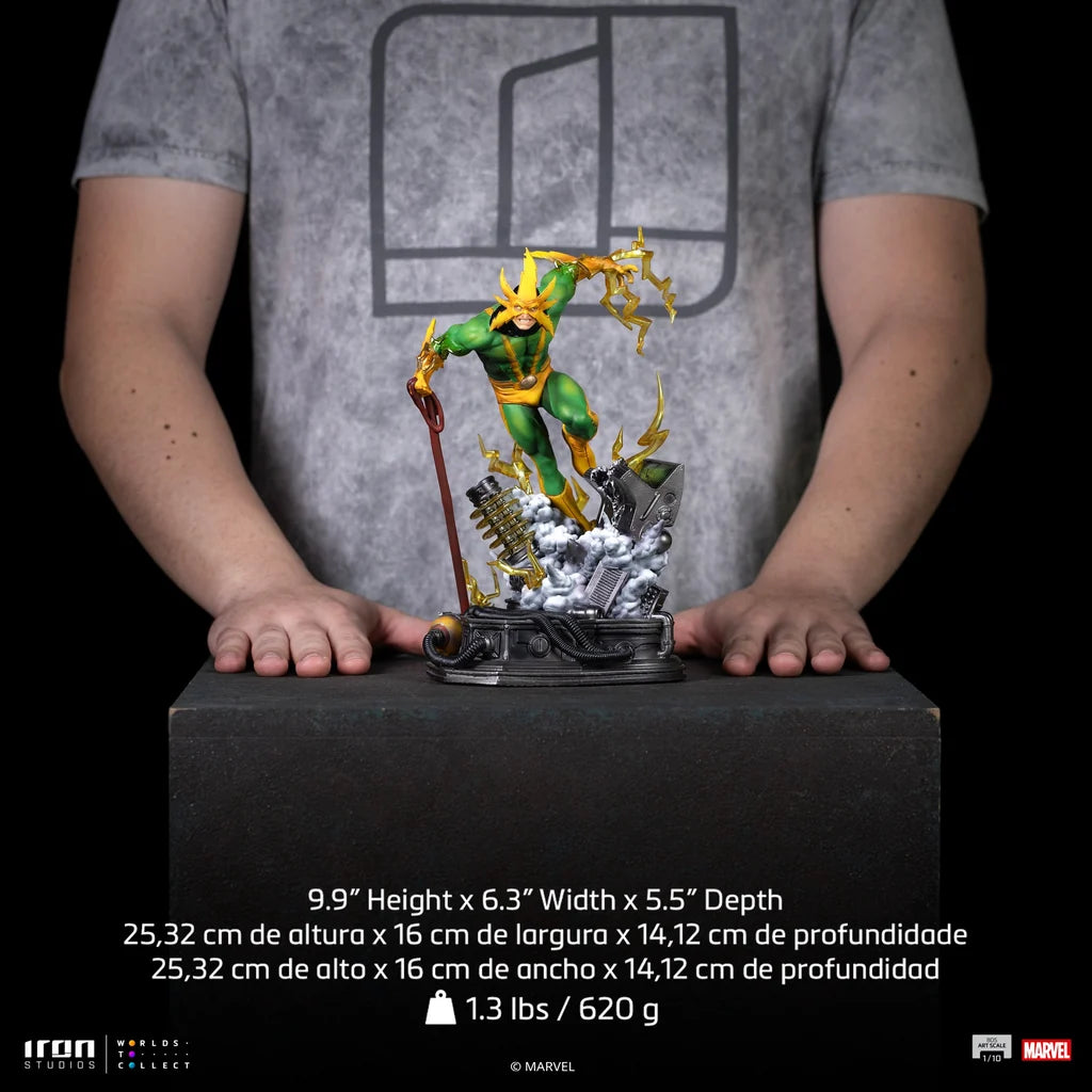 Statue Electro Spider-Man vs Villains BDS Art Scale 1/10, Marvel - vue 14