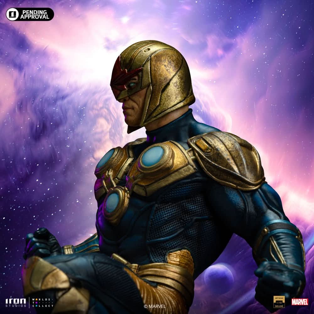 Statue Nova Deluxe Art Scale 1/10, Marvel vue 8