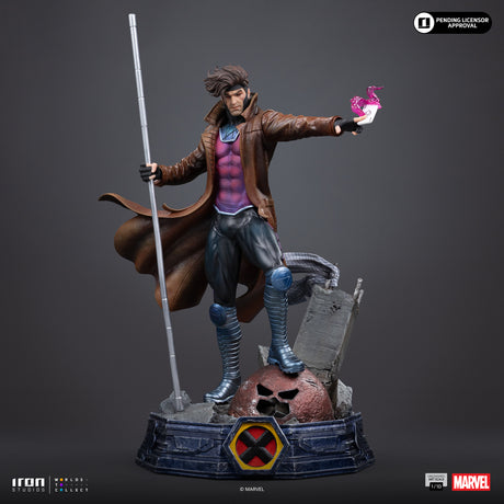 Statue Gambit Unleashed X-Men - Art Scale 1/10, Marvel - vue 3