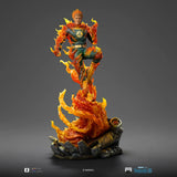 Statue Torche Humaine (Costume Bleu) Art Scale 1/10, Marvel