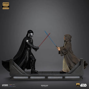 Statue Dark Vador vs Obi-Wan Kenobi Deluxe Art Scale 1/10, Star Wars
