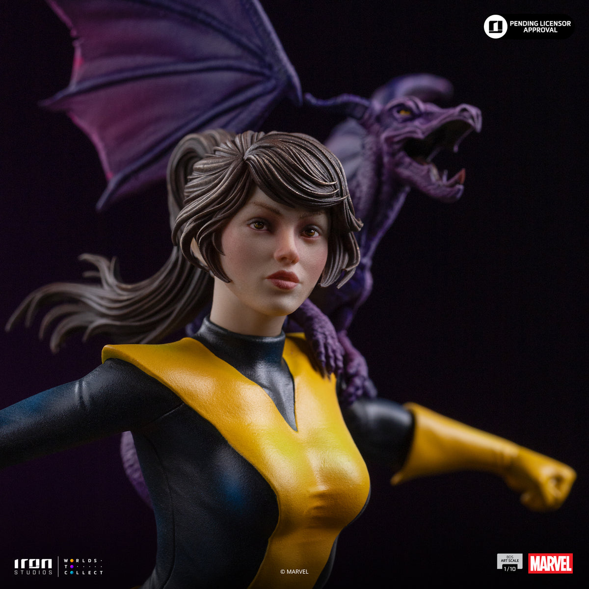 Statue Kitty Pryde & Lockheed X-Men - BDS Art Scale 1/10, Marvel - vue 6