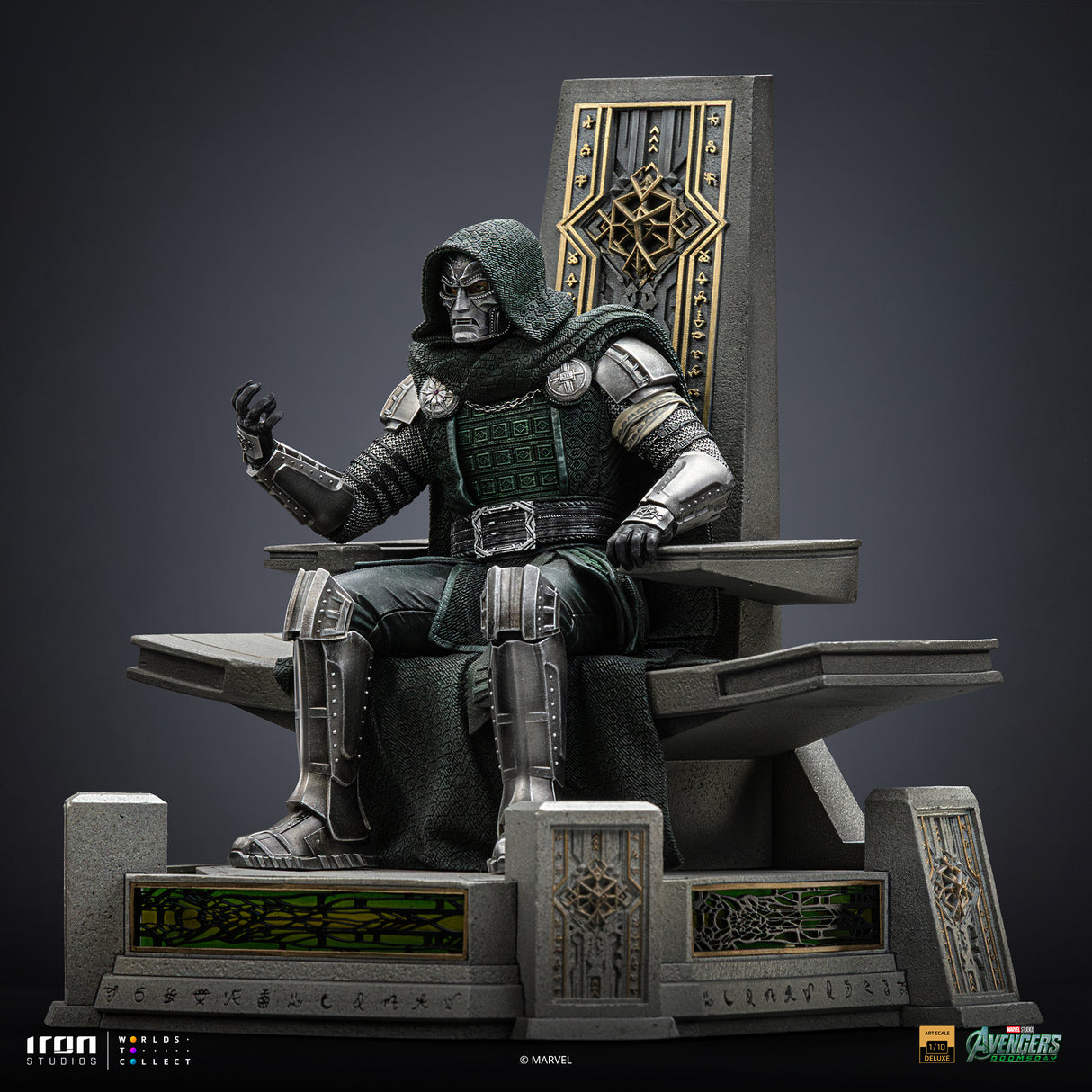 Statue Docteur Doom on Throne Avengers: Doomsday - Art Scale 1/10 | Marvel