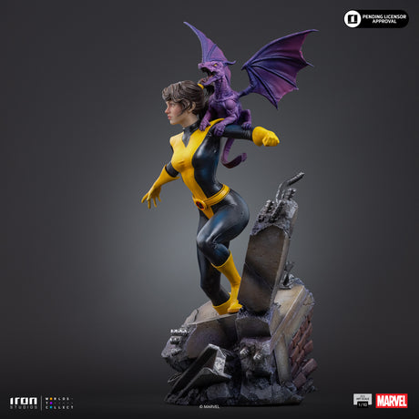 Statue Kitty Pryde & Lockheed X-Men - BDS Art Scale 1/10, Marvel - vue 2