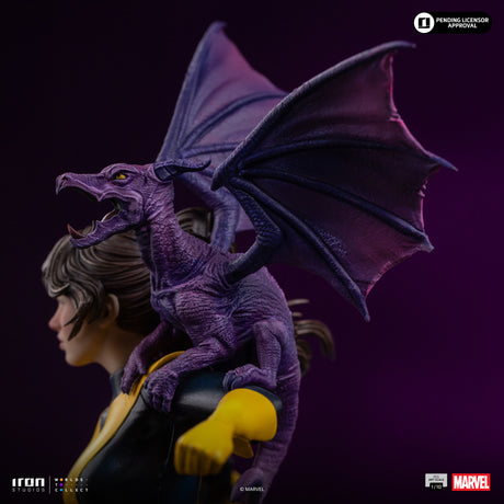 Statue Kitty Pryde & Lockheed X-Men - BDS Art Scale 1/10, Marvel - vue 7