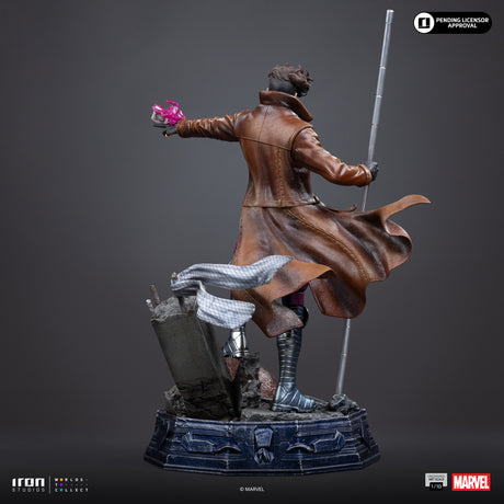 Statue Gambit Unleashed X-Men - Art Scale 1/10, Marvel - vue 6