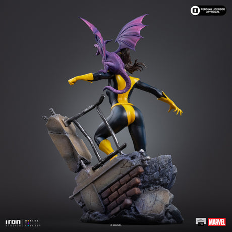 Statue Kitty Pryde & Lockheed X-Men - BDS Art Scale 1/10, Marvel - vue 3