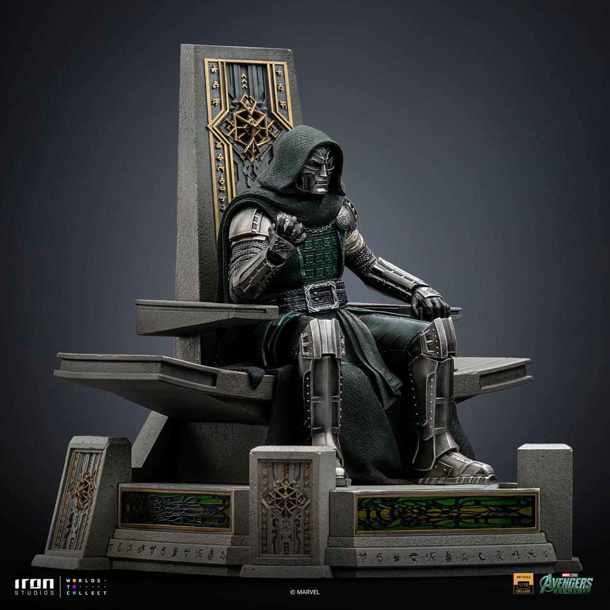Statue Docteur Doom on Throne Avengers: Doomsday - Art Scale 1/10 | Marvel
