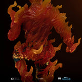 Statue Torche Humaine (Costume Bleu) Art Scale 1/10, Marvel - vue 8