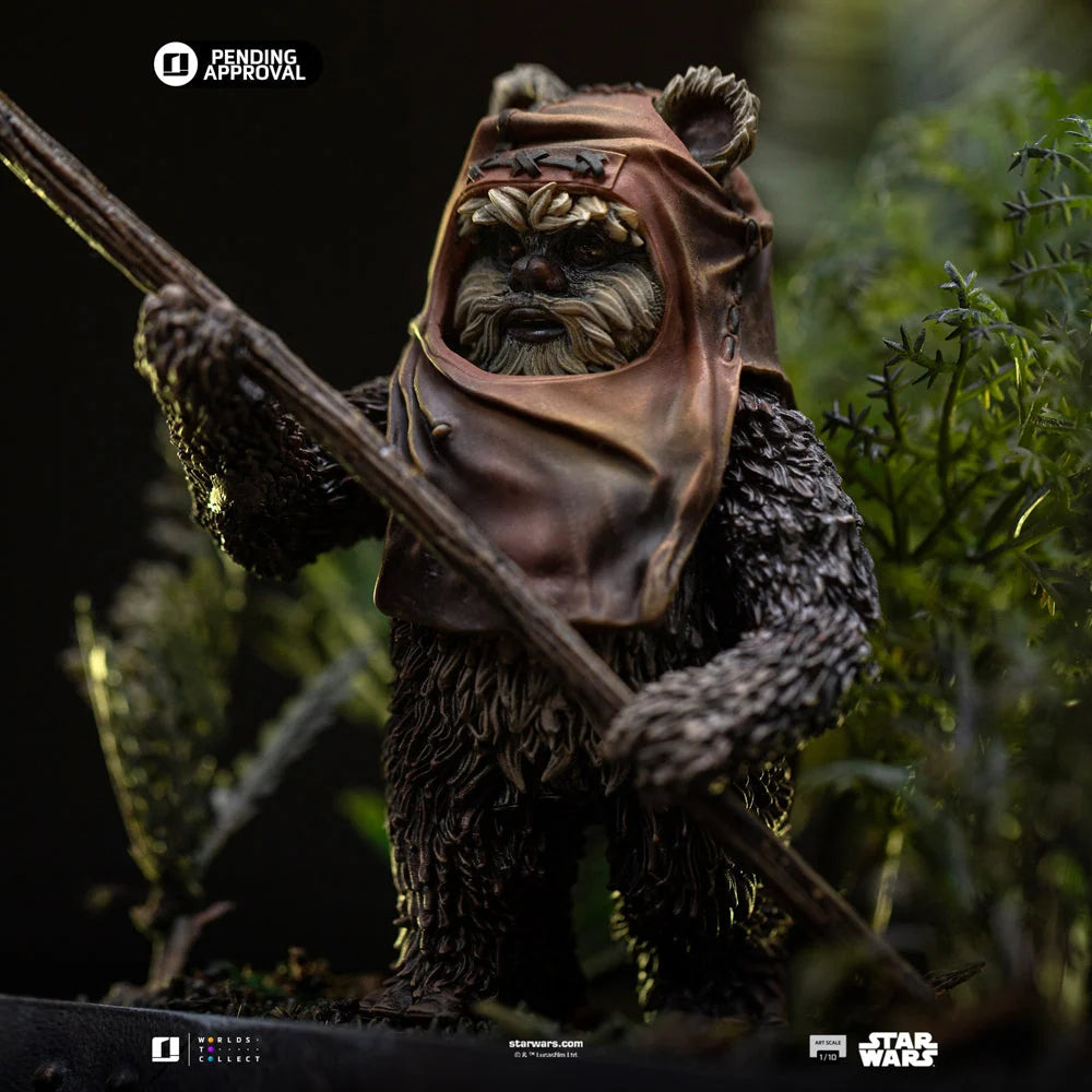 Statue Leia & Wicket Art Scale 1/10, Star Wars - vue 10
