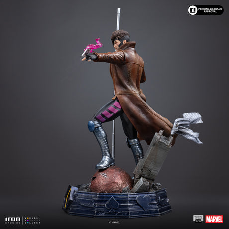 Statue Gambit Unleashed X-Men - Art Scale 1/10, Marvel - vue 8