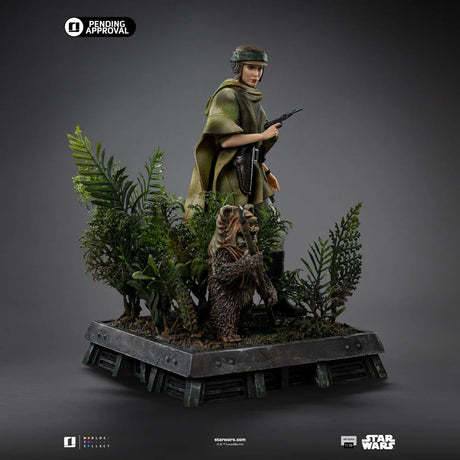 Statue Leia & Wicket Art Scale 1/10, Star Wars - vue 4