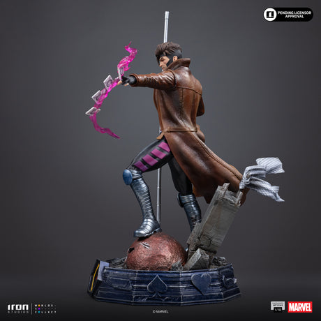 Statue Gambit Unleashed X-Men - Art Scale 1/10, Marvel - vue 7