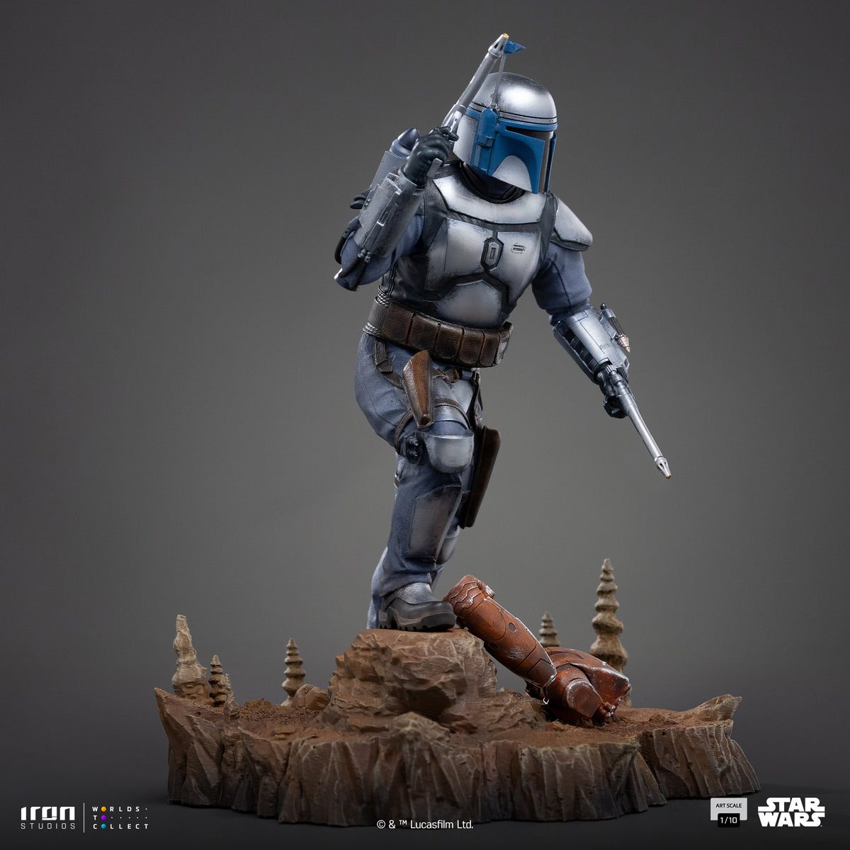 Statue Jango Fett Star Wars - Art Scale 1/10, Star Wars - vue 4