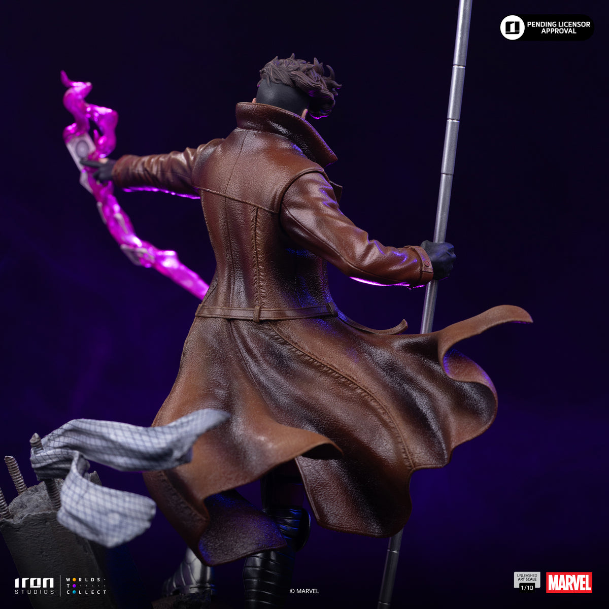 Statue Gambit Unleashed X-Men - Art Scale 1/10, Marvel - vue 13