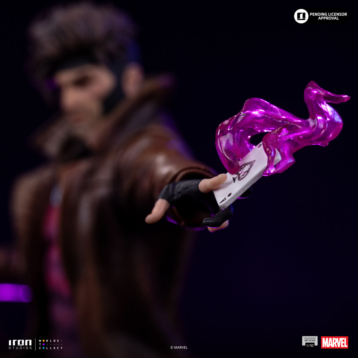 Statue Gambit Unleashed X-Men - Art Scale 1/10, Marvel - vue 15