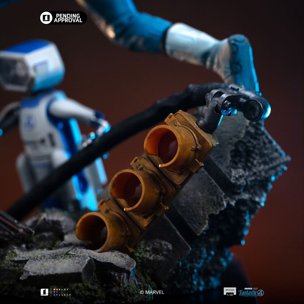 Statue Mr. Fantastic & H.E.R.B.I.E. Art Scale 1/10, Marvel vue 12