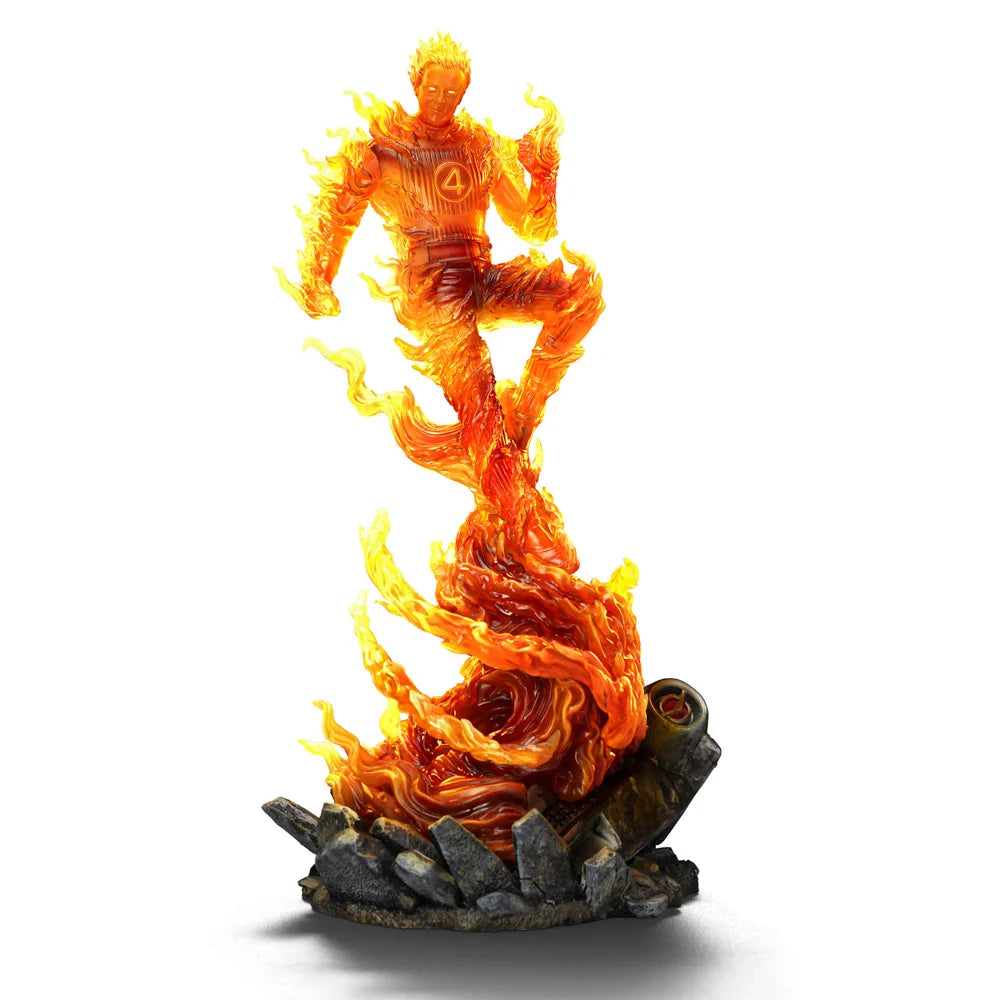 Statue Torche Humaine Art Scale 1/10, Marvel - vue 9