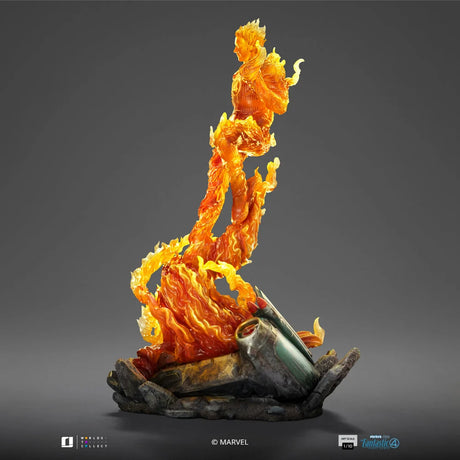 Statue Torche Humaine Art Scale 1/10, Marvel - vue 2