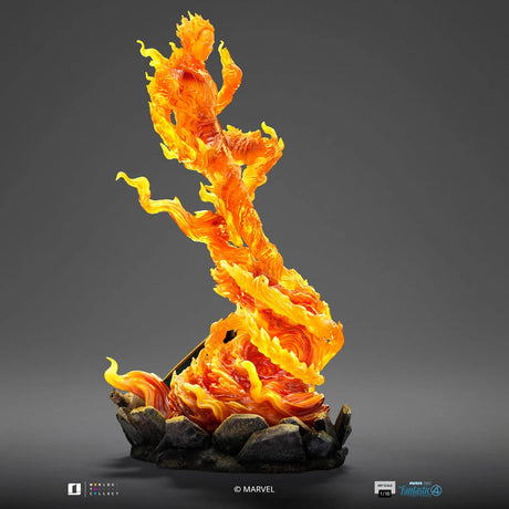 Statue Torche Humaine Art Scale 1/10, Marvel - vue 3