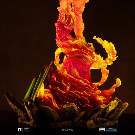 Statue Torche Humaine Art Scale 1/10, Marvel - vue 7