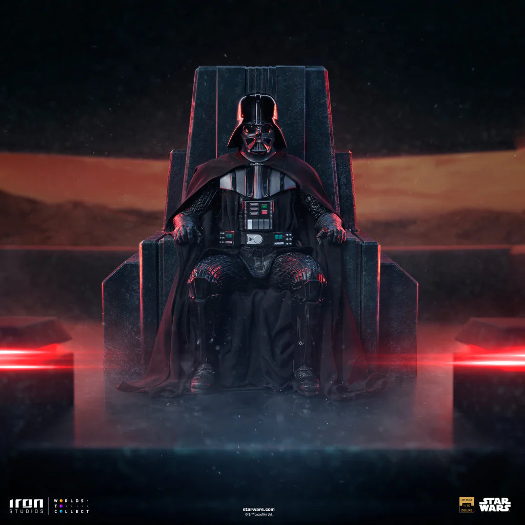 Statue Dark Vador on Throne Deluxe  Star Wars: Obi-Wan Kenobi Series - Art Scale 1/10 | Star Wars