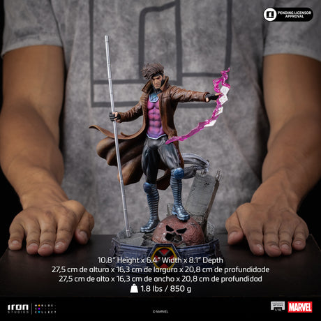 Statue Gambit Unleashed X-Men - Art Scale 1/10, Marvel - vue 26