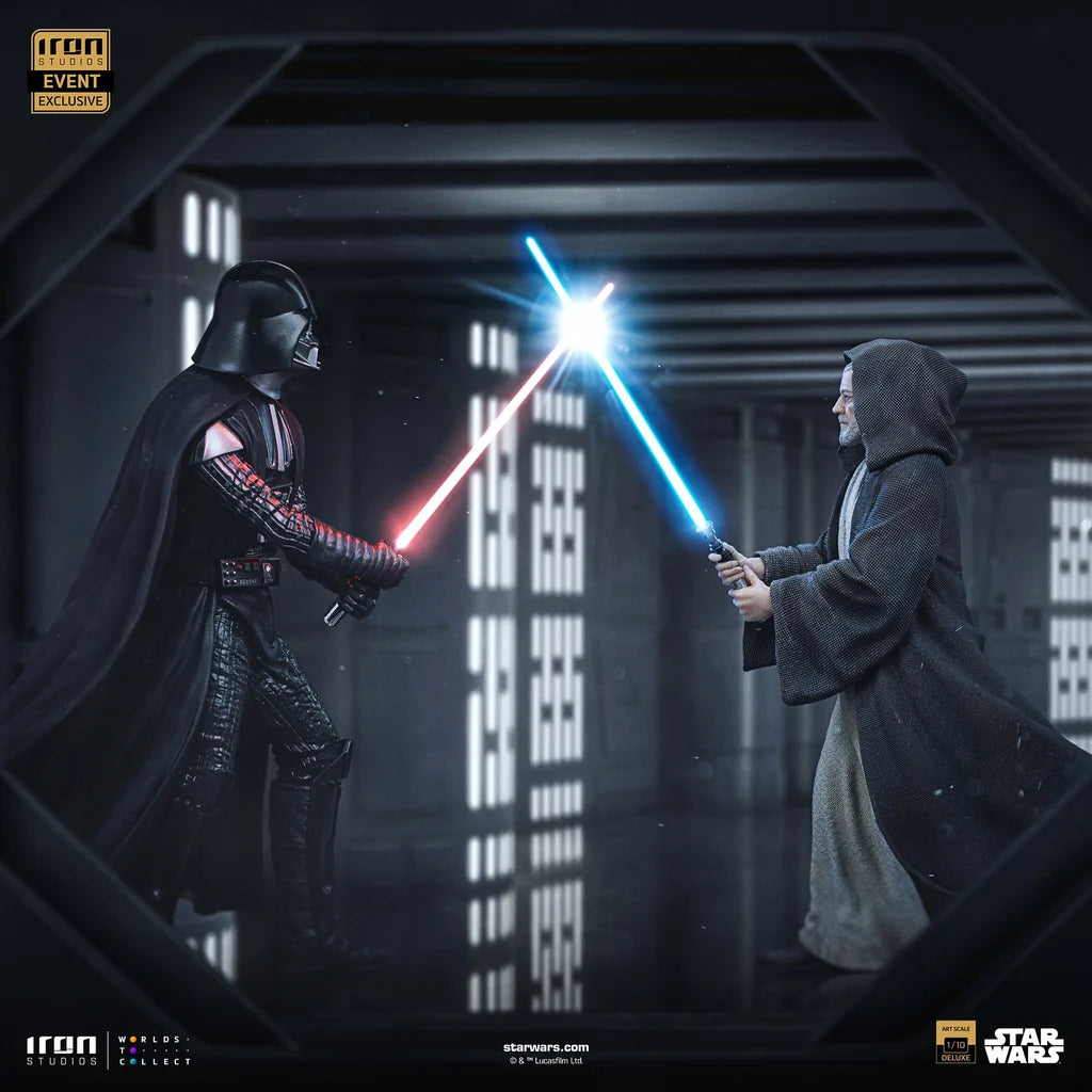 Statue Dark Vador vs Obi-Wan Kenobi Deluxe Art Scale 1/10, Star Wars - vue 12