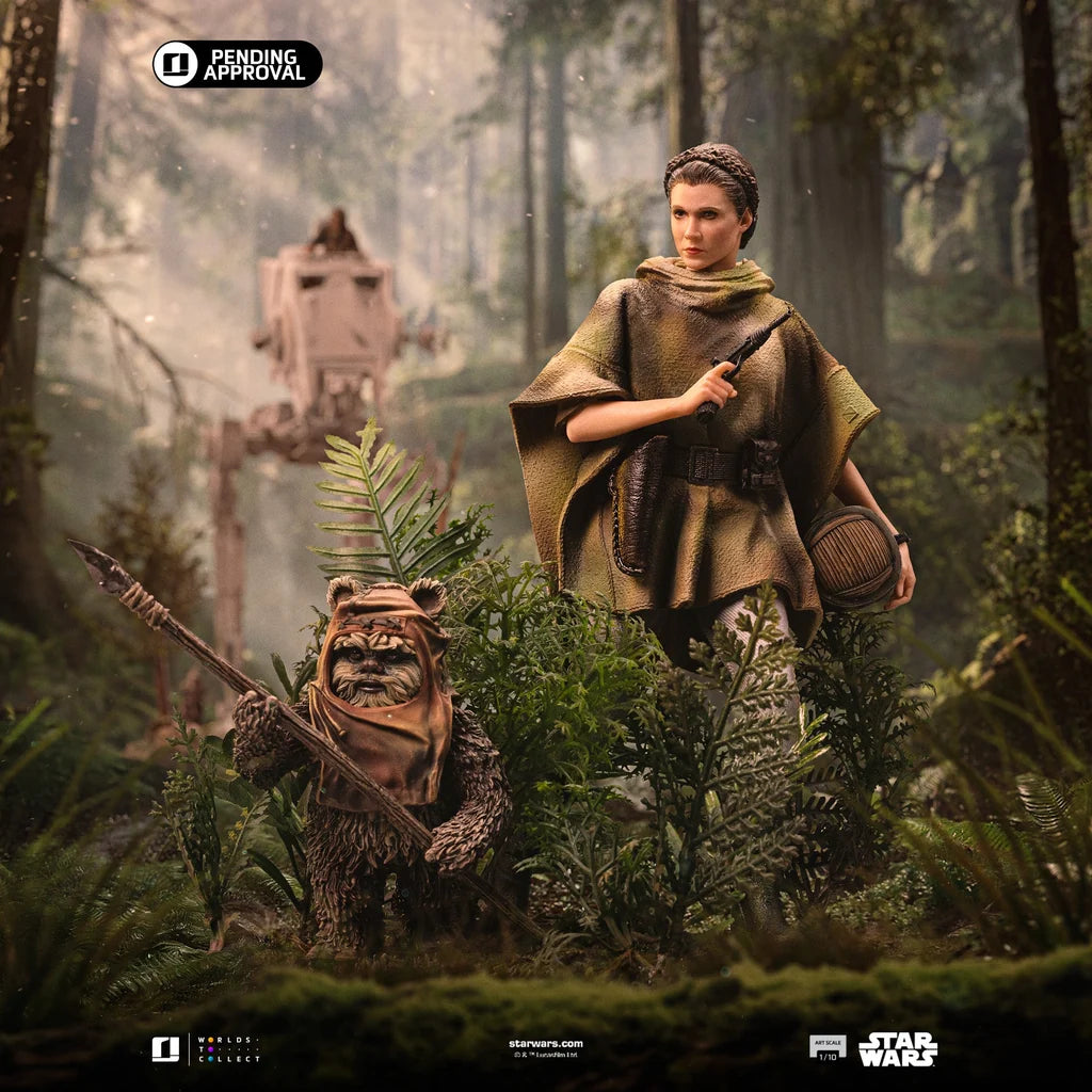 Statue Leia & Wicket Art Scale 1/10, Star Wars - vue 14