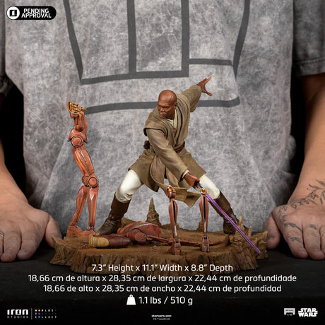 Statue Mace Windu Art Scale 1/10, Star Wars - vue 14