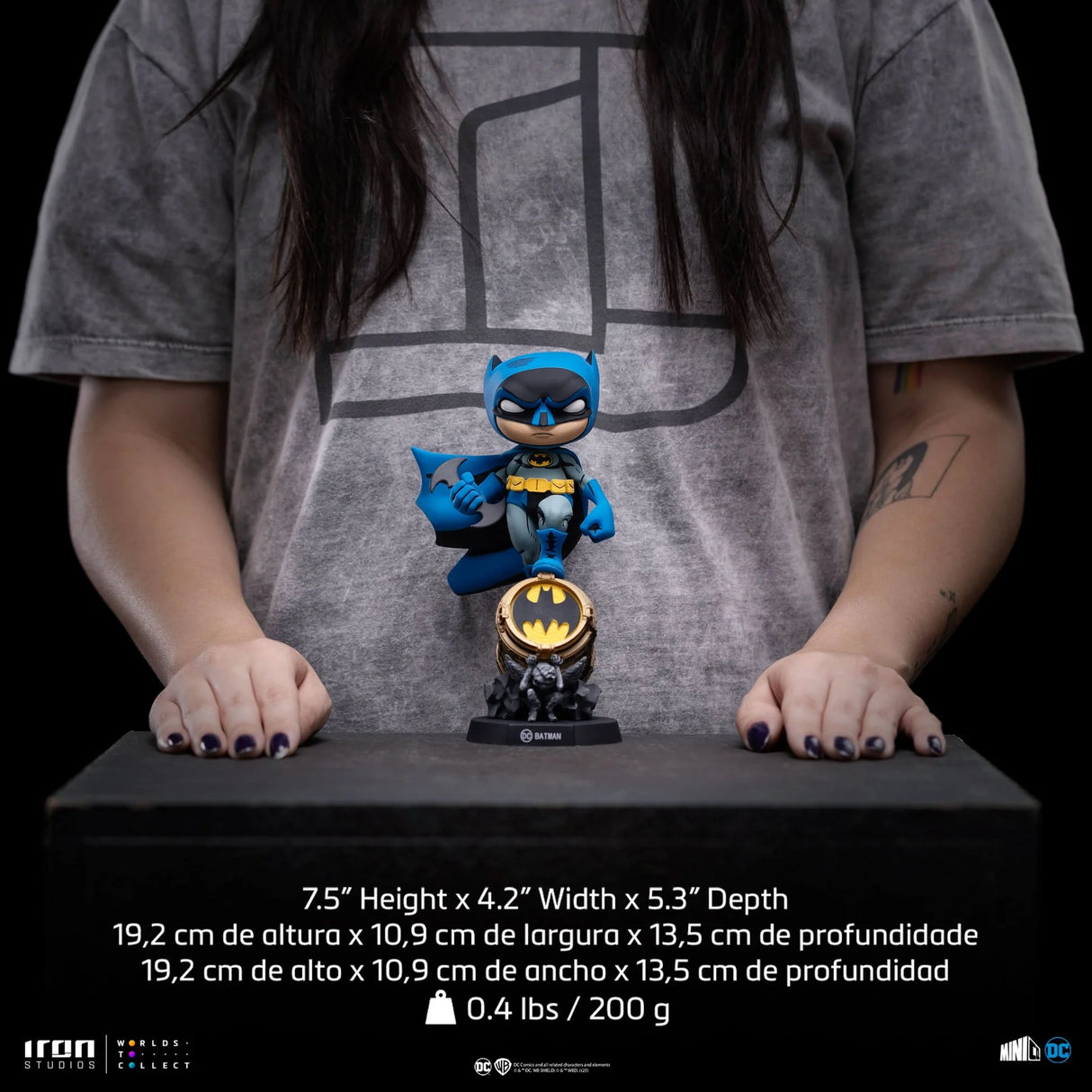 Batman comics (variante bleu) Minico