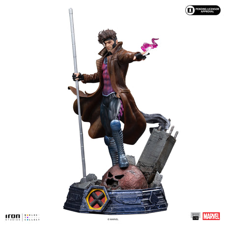 Statue Gambit Unleashed X-Men - Art Scale 1/10, Marvel - vue 21