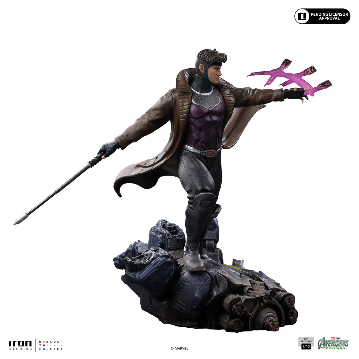 Statue Gambit Avengers: Doomsday - BDS Art Scale 1/10 | Marvel
