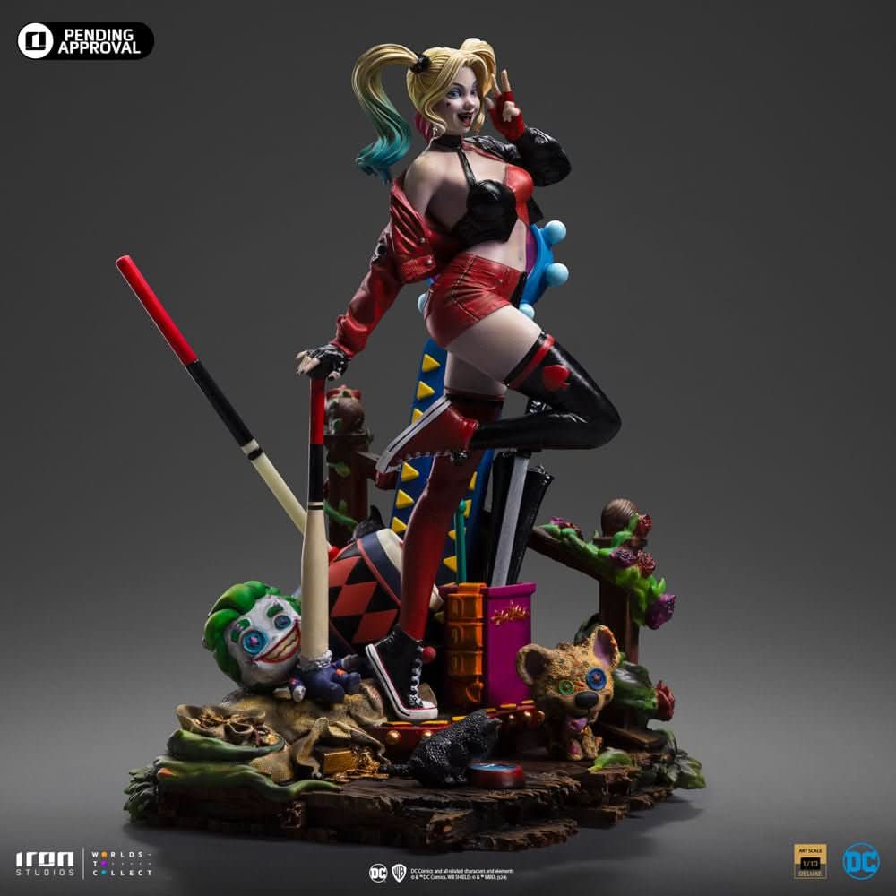 Statue Harley Quinn Deluxe Gotham City Sirens Art Scale 1/10 | DC Comics