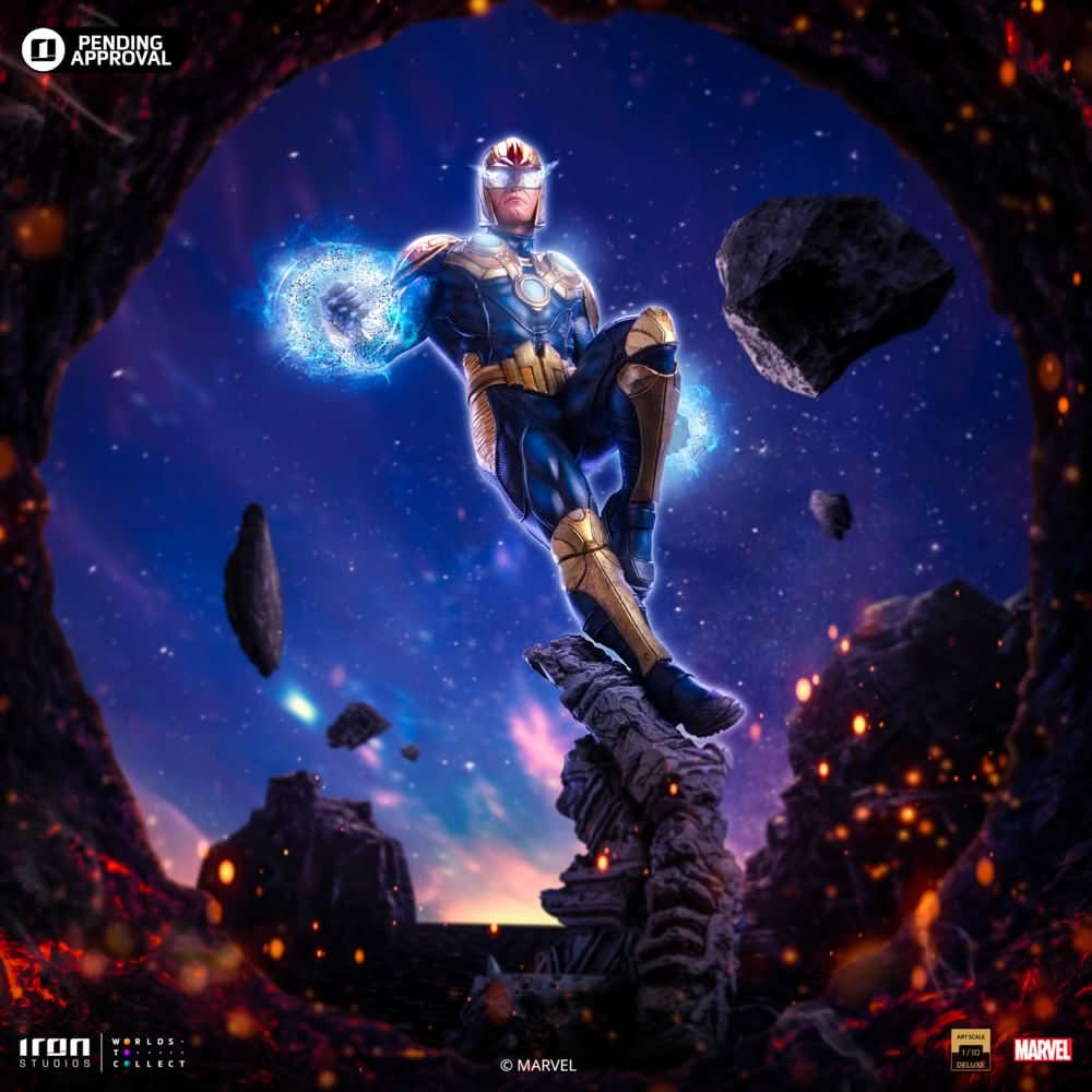 Statue Nova Deluxe Art Scale 1/10, Marvel vue 5