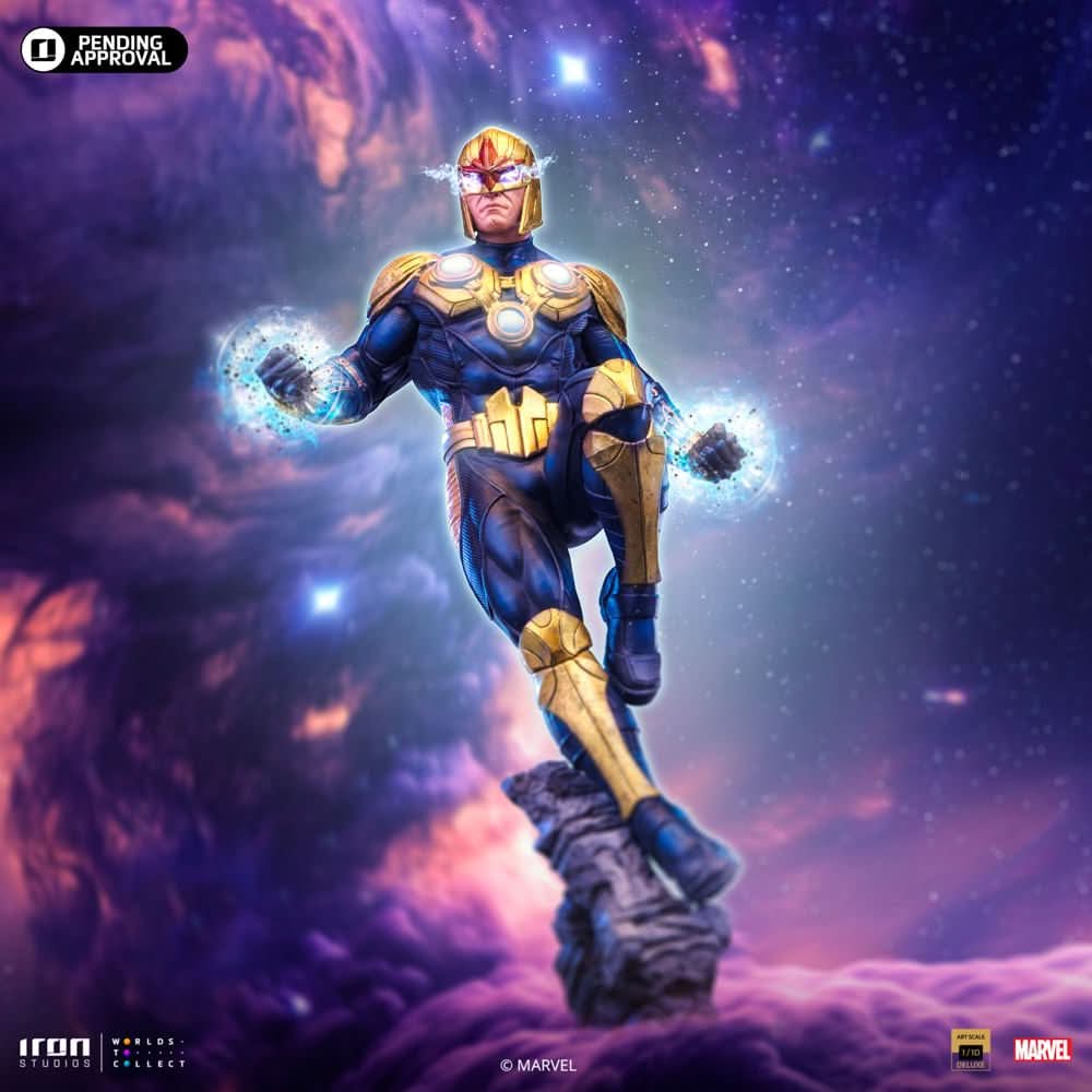 Statue Nova Deluxe Art Scale 1/10, Marvel vue 6