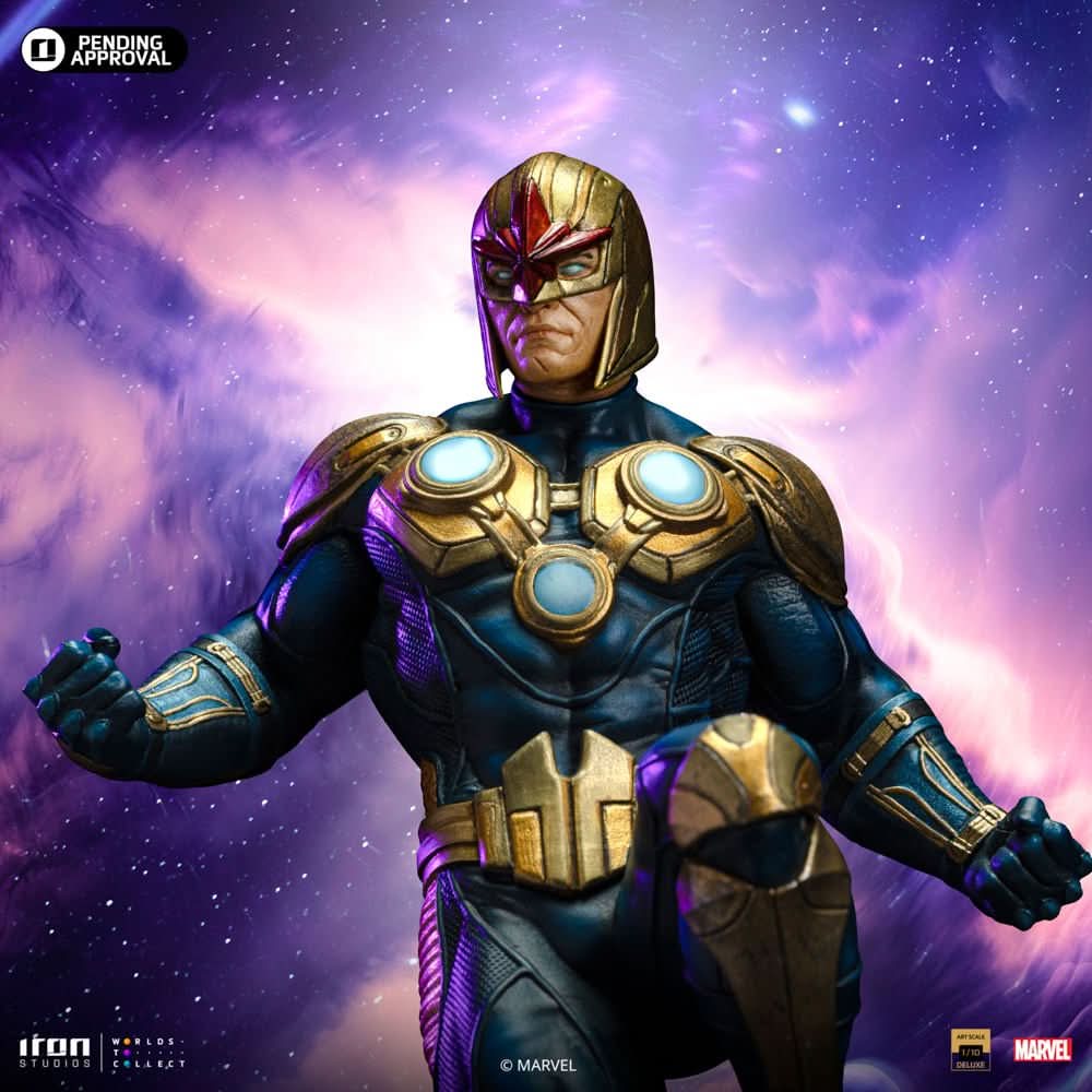 Statue Nova Deluxe Art Scale 1/10, Marvel vue 7